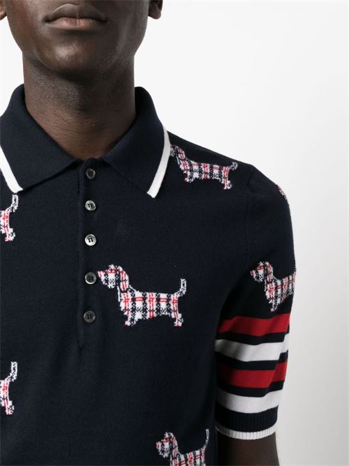 Hector polo shirt THOM BROWNE | MKP104BY1002415